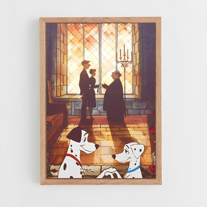 ap-101 dalmatians-8 cadre Bois clair