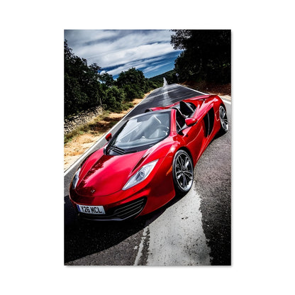 Poster Ferrari en Fuite