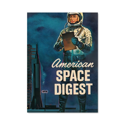 Poster Astronaute Littéraire