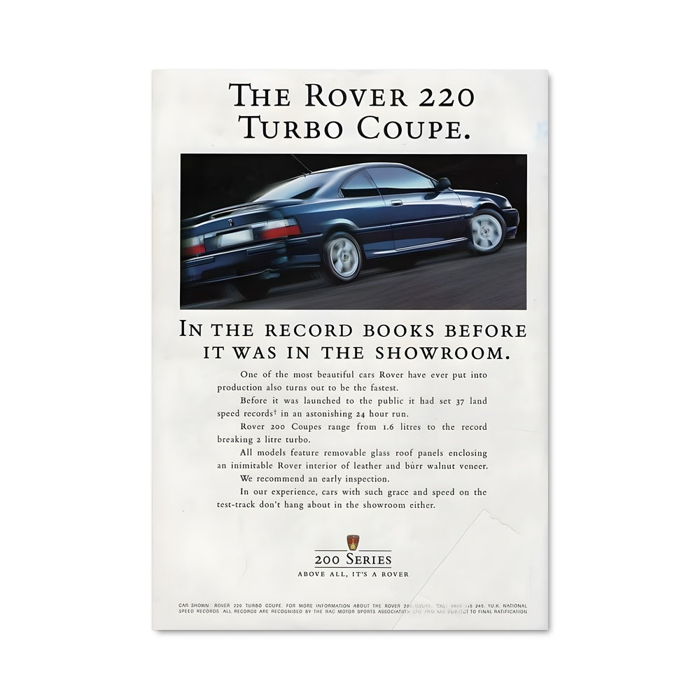 Poster Turbo Vintage Turbo