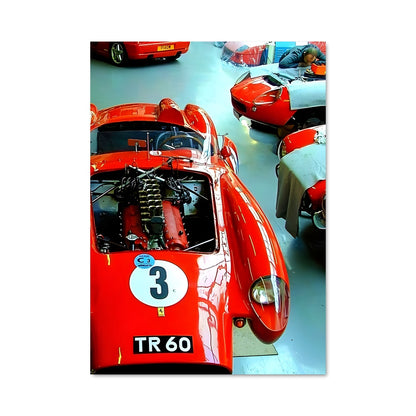 Poster Testa Rossa Garage