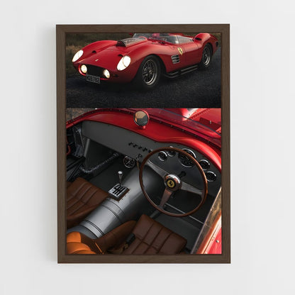 ap-250 testa rossa-1 cadre Bois foncé