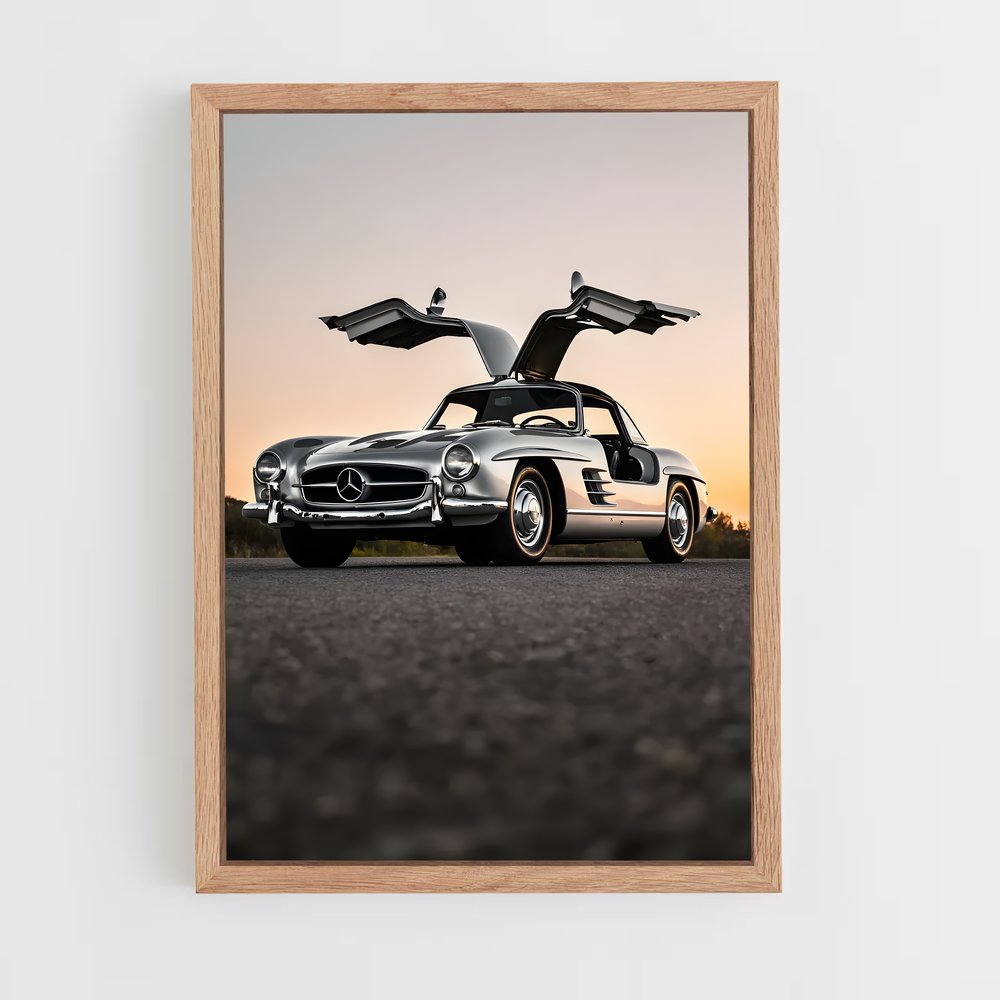 ap-300sl gullwing-5 cadre Bois clair