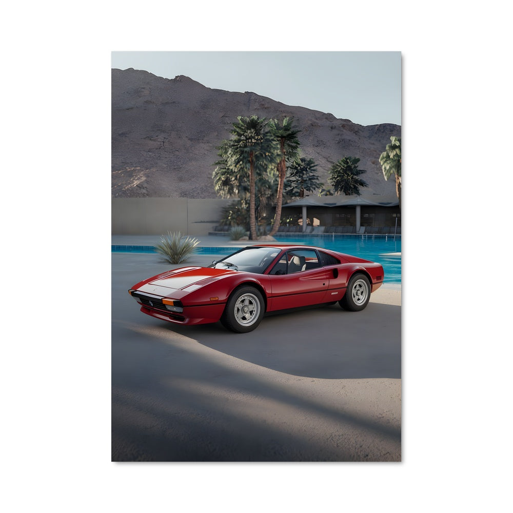 Poster Ferrari au Bord de l'Eau
