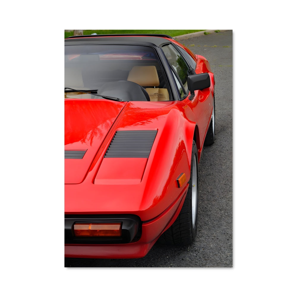 Poster Ferrari en Rouge