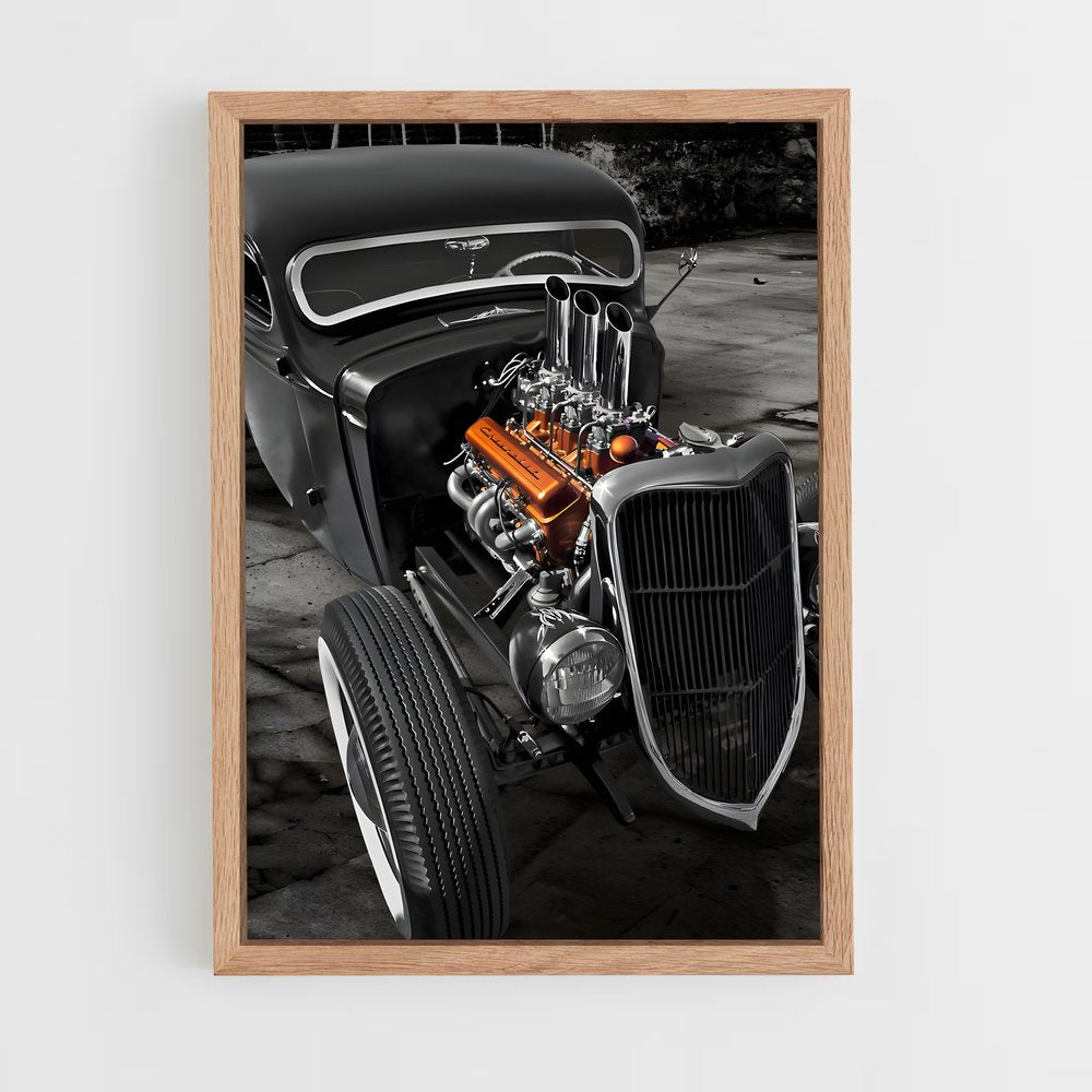 ap-33 hot rod-2 cadre Bois clair