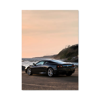 Poster Plage et Vitesse