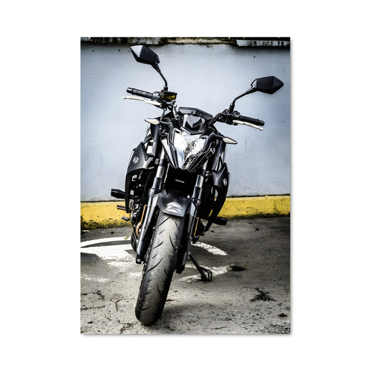 Poster Moto et Mur
