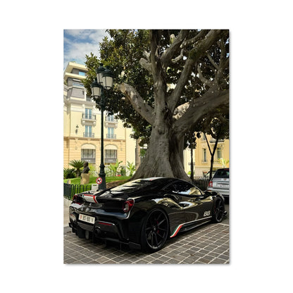 Poster Lambo sous l'Arbre