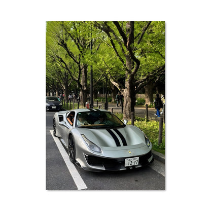Poster Silver Racer
