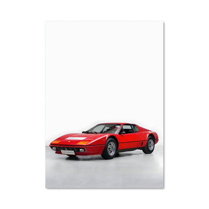 Poster Ferrari Rouge 512