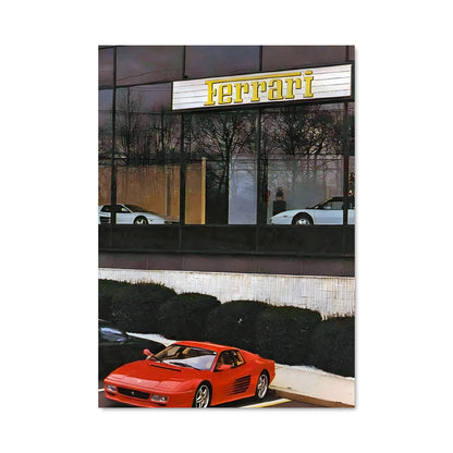 Poster Ferrari Classique