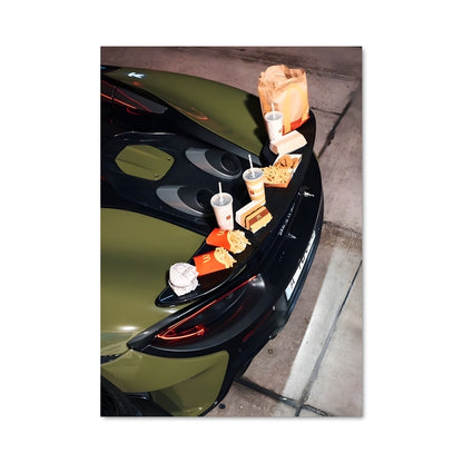 Poster Fast Food Racer