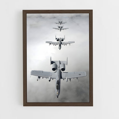 ap-a-10 warthog-10 cadre Bois foncé