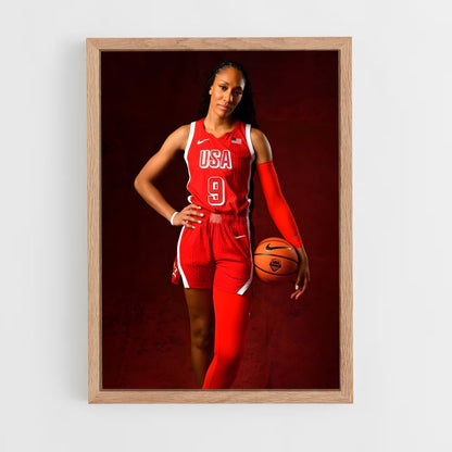 ap-a'ja wilson-4 cadre Bois clair