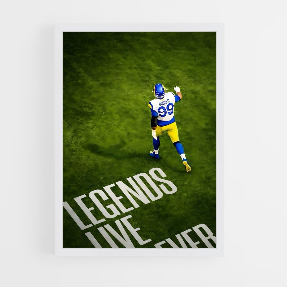 ap-aaron donald-1 cadre Blanc
