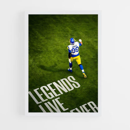 ap-aaron donald-1 cadre Blanc