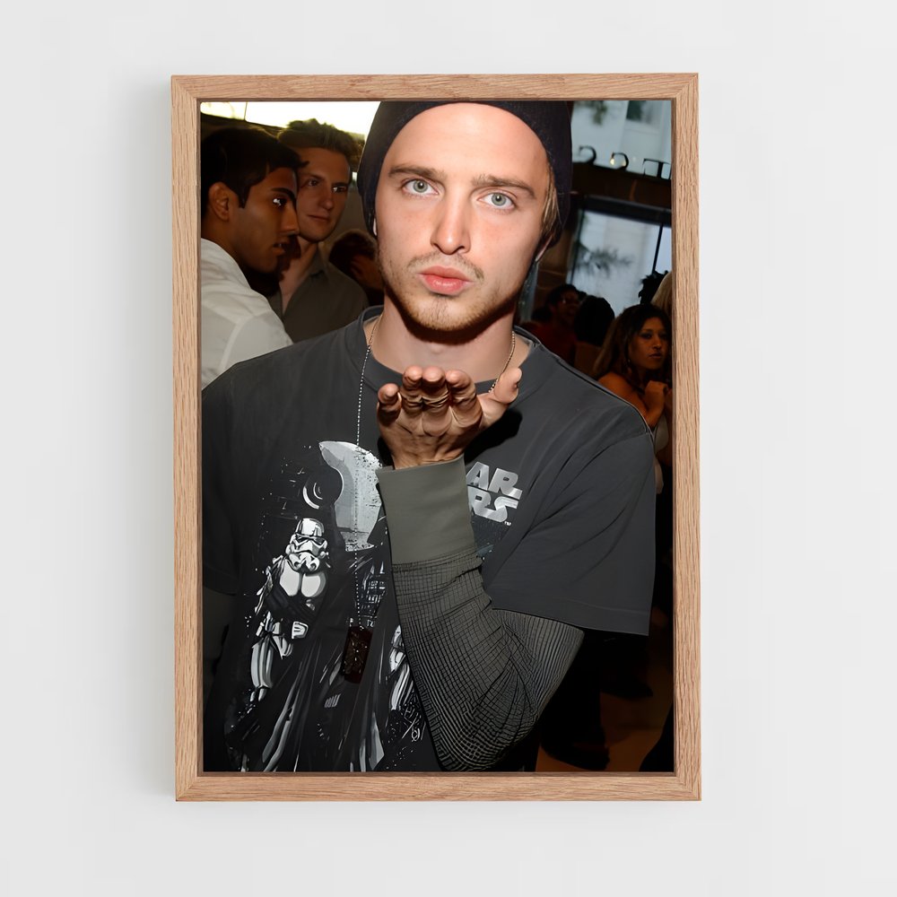 ap-aaron paul-1 cadre Bois clair