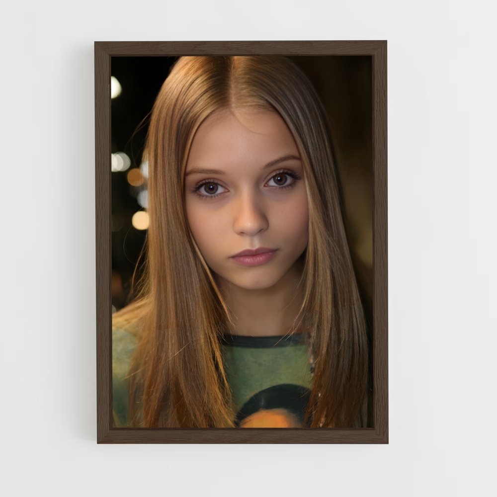 ap-abbey lee kershaw-7 cadre Bois foncé