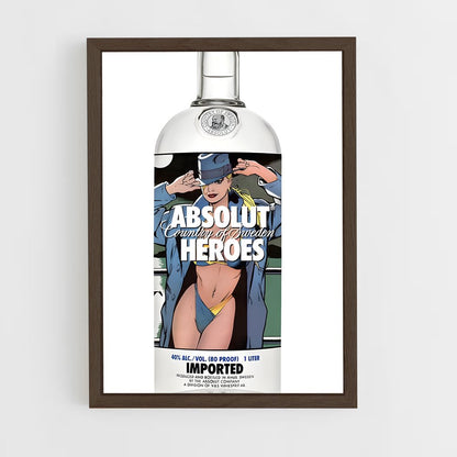 ap-absolut-4 cadre Bois foncé