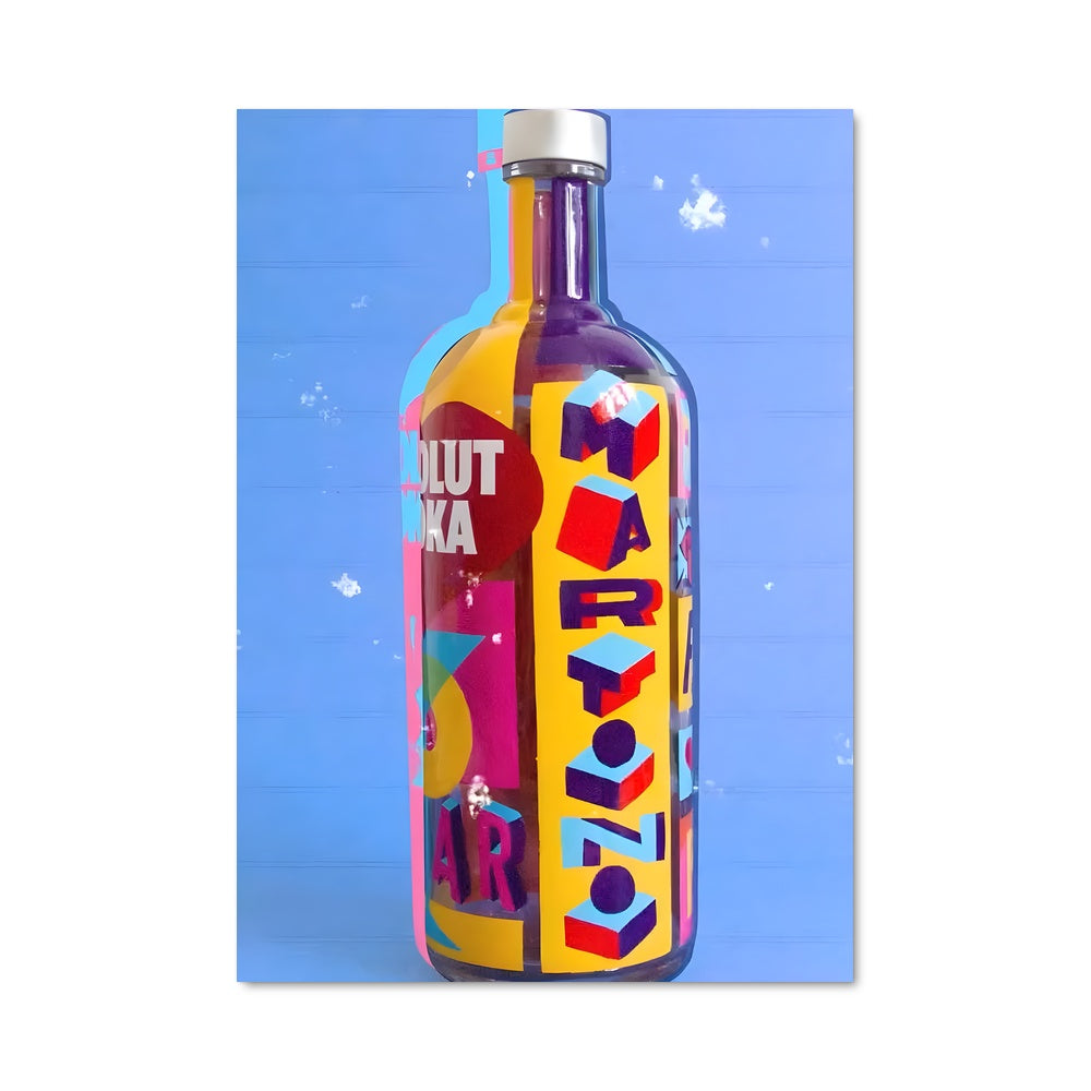 Poster Vodka Colorée