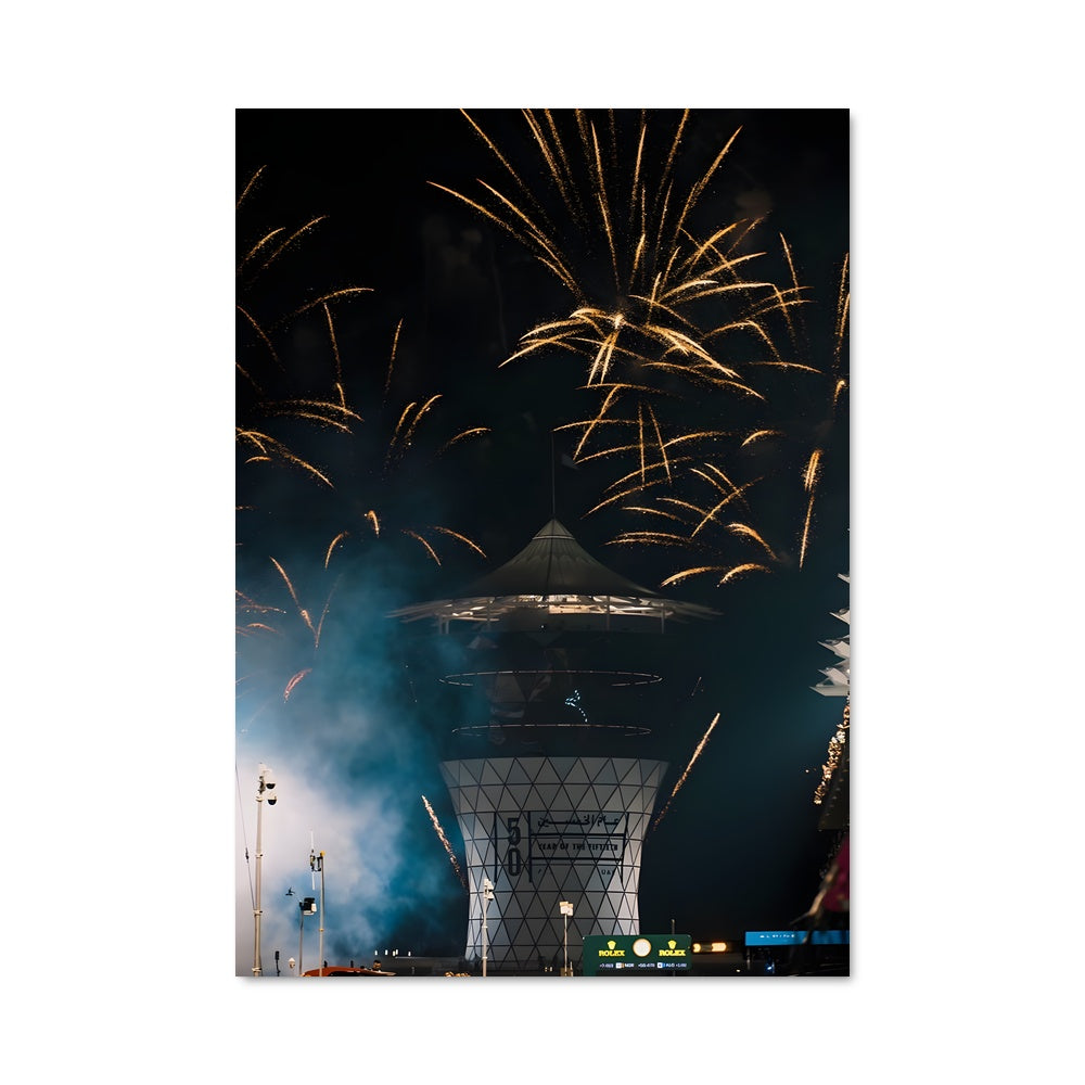 Poster Feux d'Artifice à Abu Dhabi