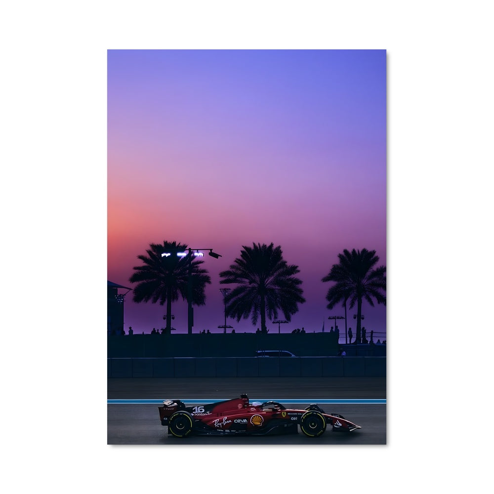 Poster Sunset Racer