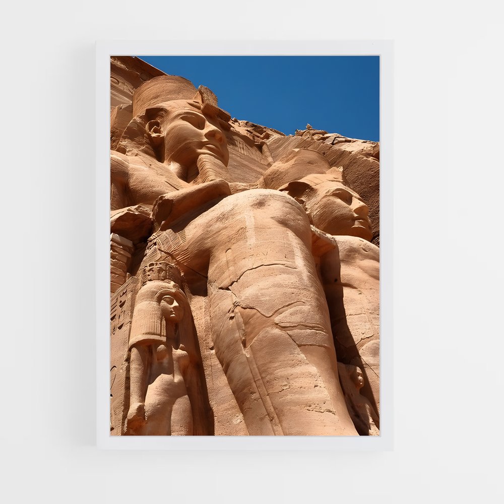 ap-abu simbel temples-2 cadre Blanc