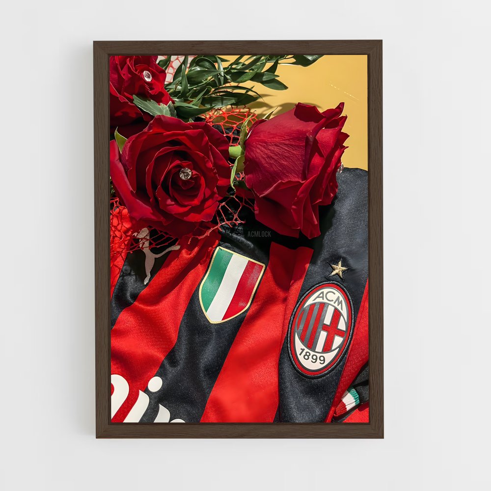 ap-ac milan-11 cadre Bois foncé