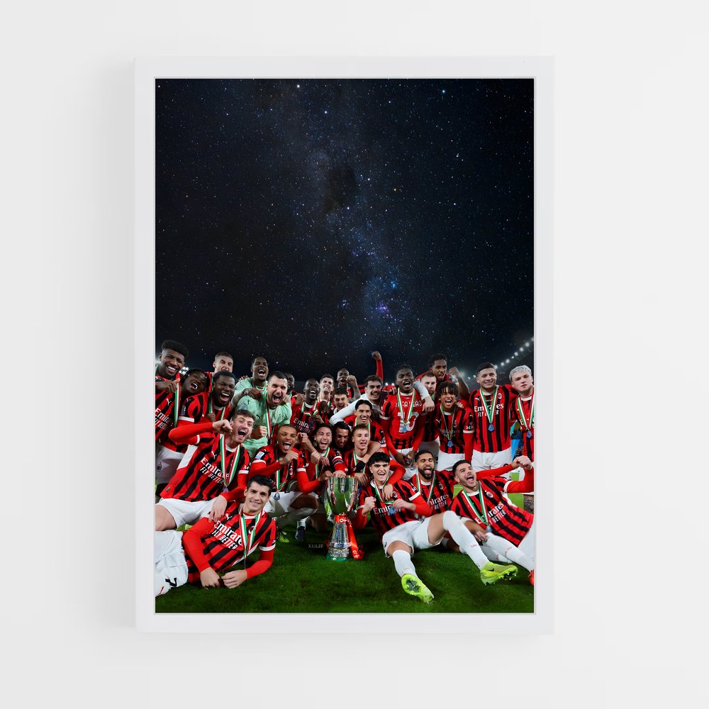 ap-ac milan-6 cadre Blanc