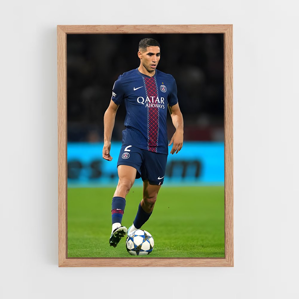 ap-achraf hakimi-2 cadre Bois clair