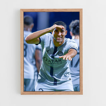 ap-achraf hakimi-4 cadre Bois clair