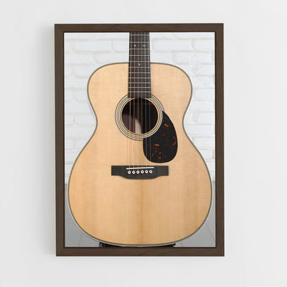 ap-acoustic guitar-10 cadre Bois foncé