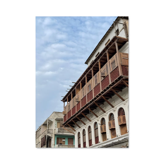 Poster Horizon en Bois