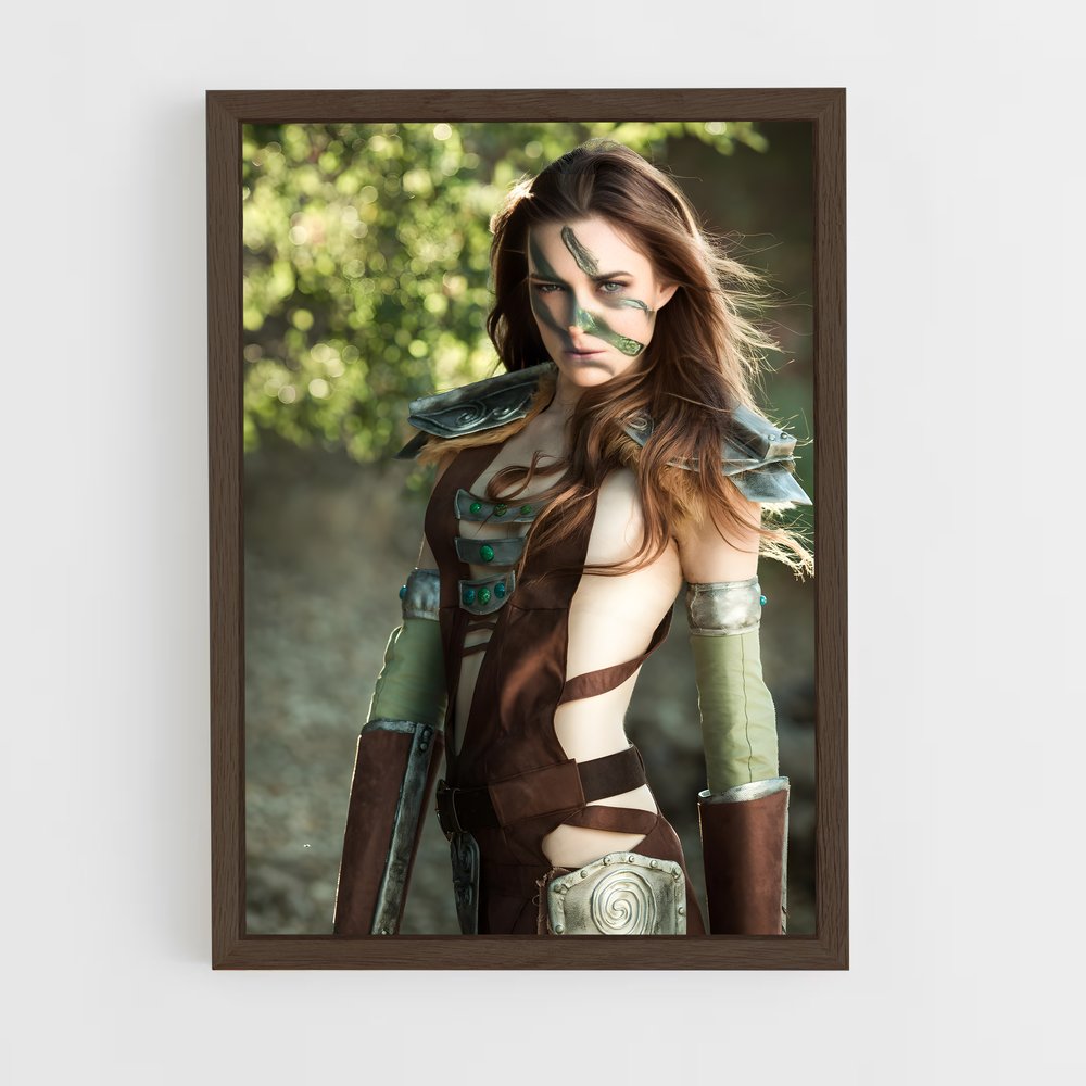 ap-aela the huntress-5 cadre Bois foncé