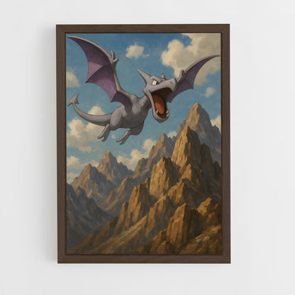 ap-aerodactyl-2 cadre Bois foncé