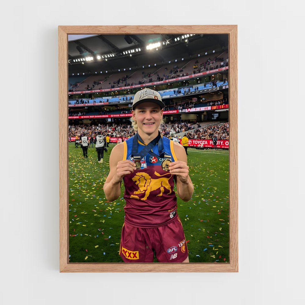ap-afl grand final-1 cadre Bois clair