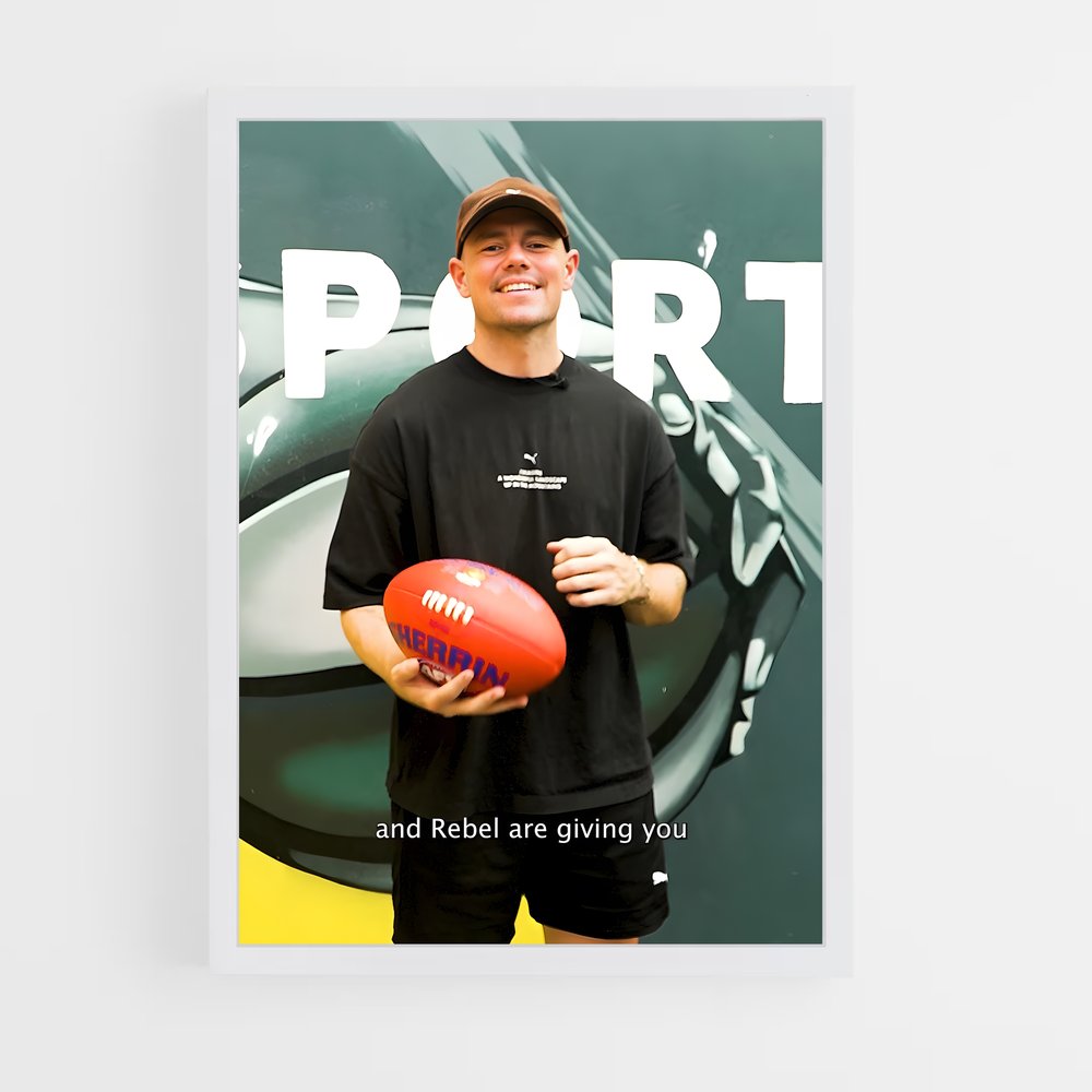 ap-afl grand final-4 cadre Blanc