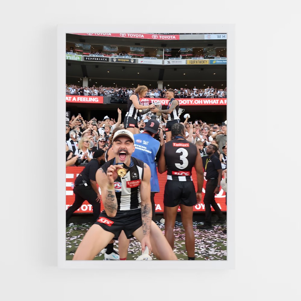 ap-afl grand final-5 cadre Blanc