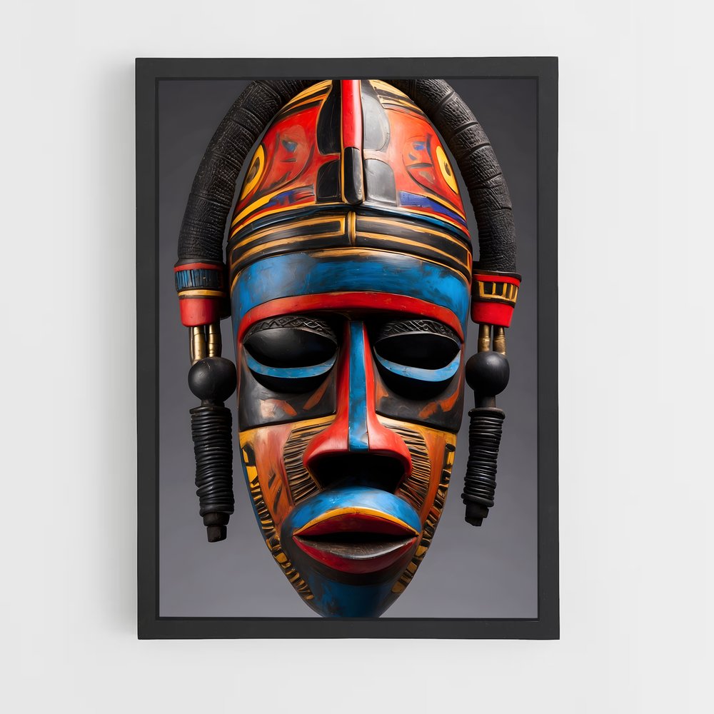 ap-african masks-6 cadre Noir