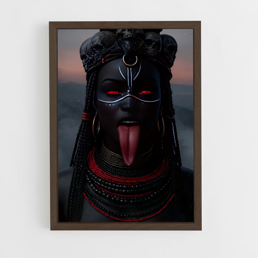 ap-african mythology-3 cadre Bois foncé