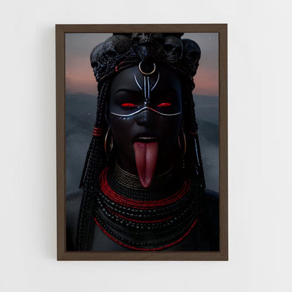 ap-african mythology-3 cadre Bois foncé