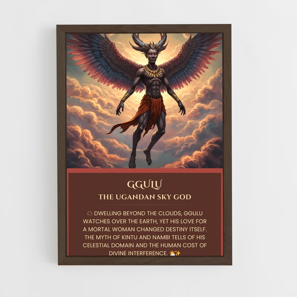 ap-african mythology-4 cadre Bois foncé