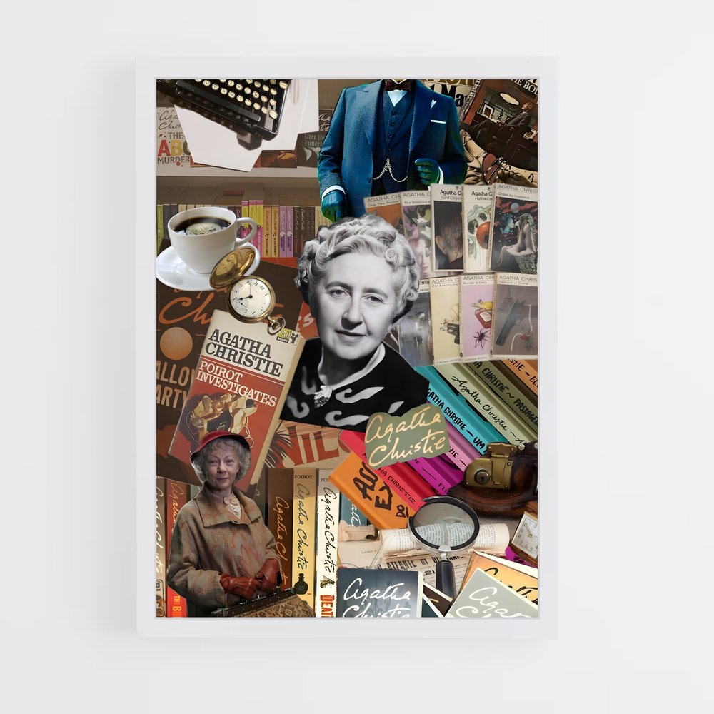 ap-agatha christie-2 cadre Blanc
