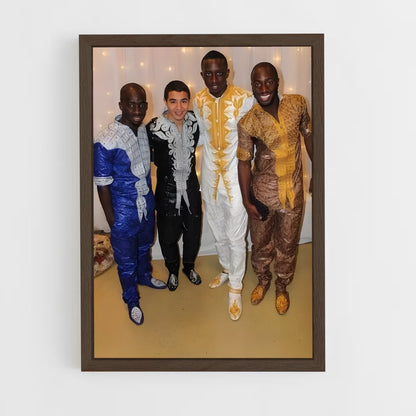 ap-ahmed sylla-5 cadre Bois foncé