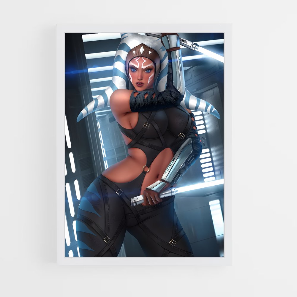 ap-ahsoka tano-10 cadre Blanc