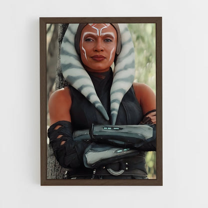 ap-ahsoka tano-4 cadre Bois foncé