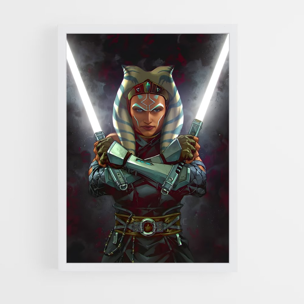 ap-ahsoka tano-5 cadre Blanc