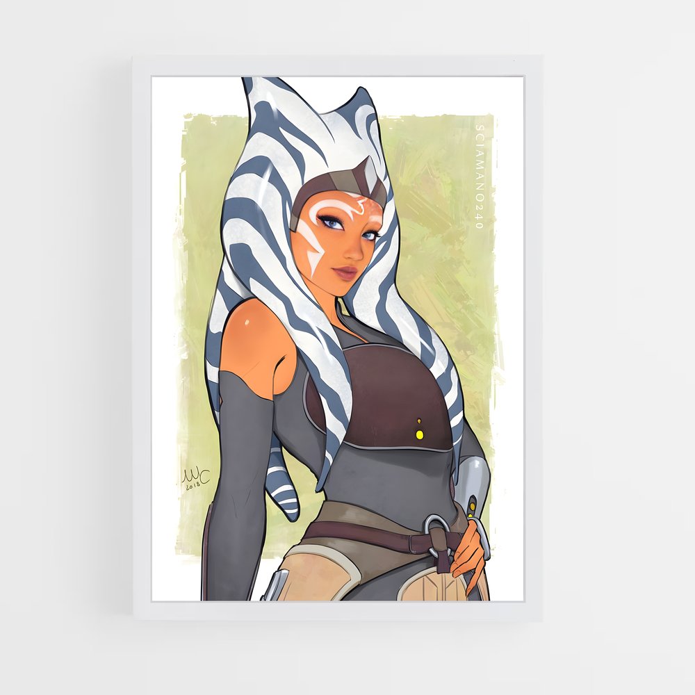 ap-ahsoka tano-6 cadre Blanc