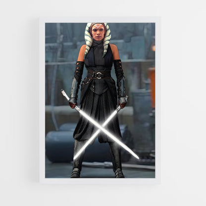 ap-ahsoka tano-8 cadre Blanc